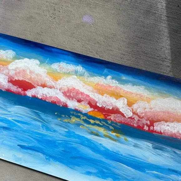 Tropical Sunset Canvas Art - Picture 4 of 10